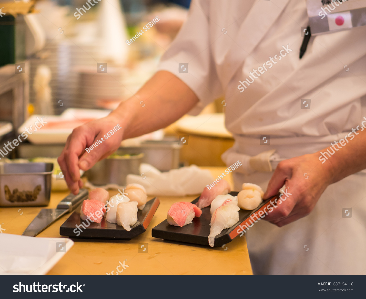 nek Me Psychiatrie Sushi Chef Action Stock Photo (Edit Now) 637154116