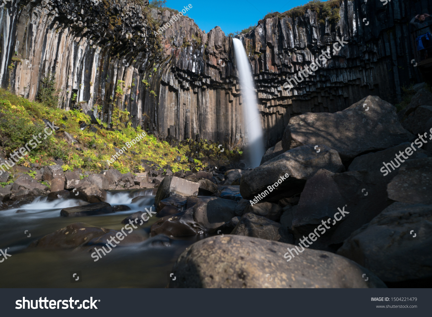 Svartifoss Skaftafell National Park Iceland Stock Photo Edit Now