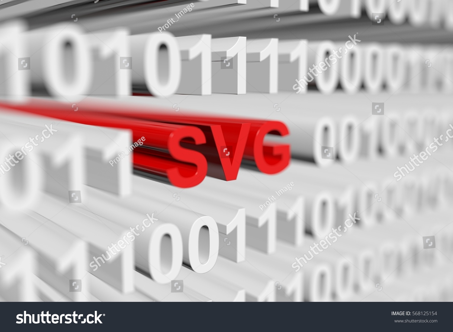 Download Svg Binary Code Blurred Background 3d Stock Illustration 568125154