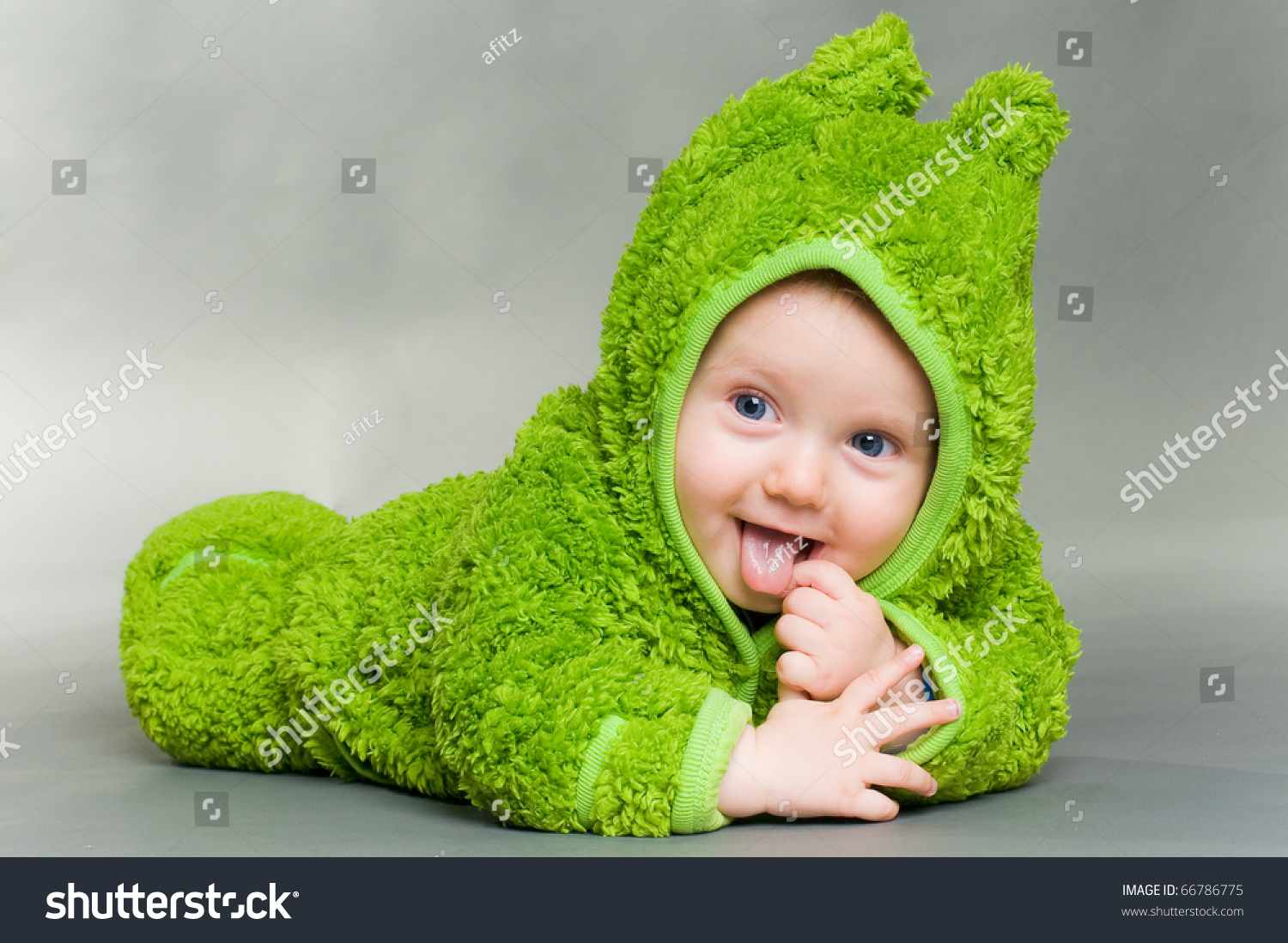 baby green suit