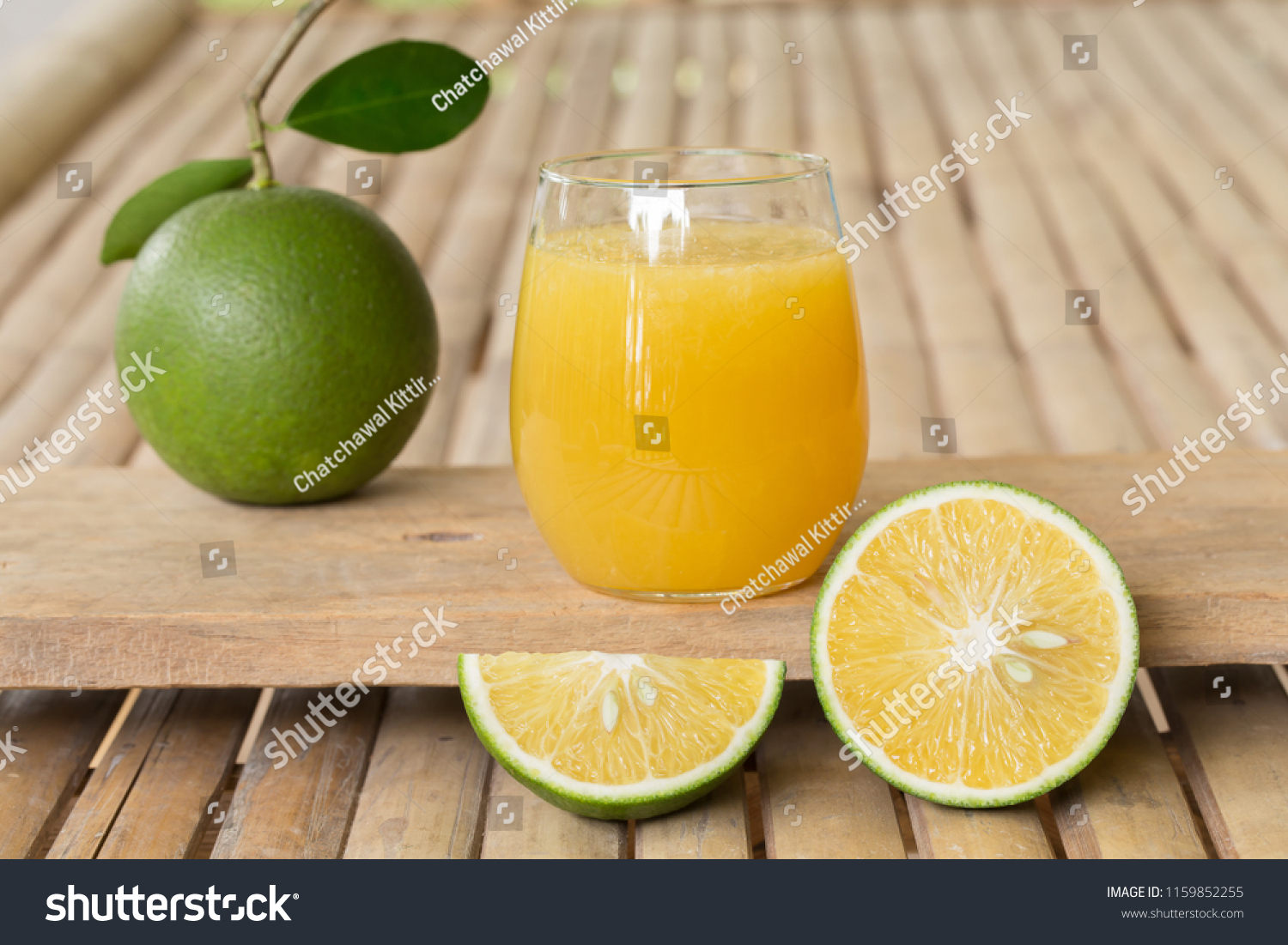 green orange juice