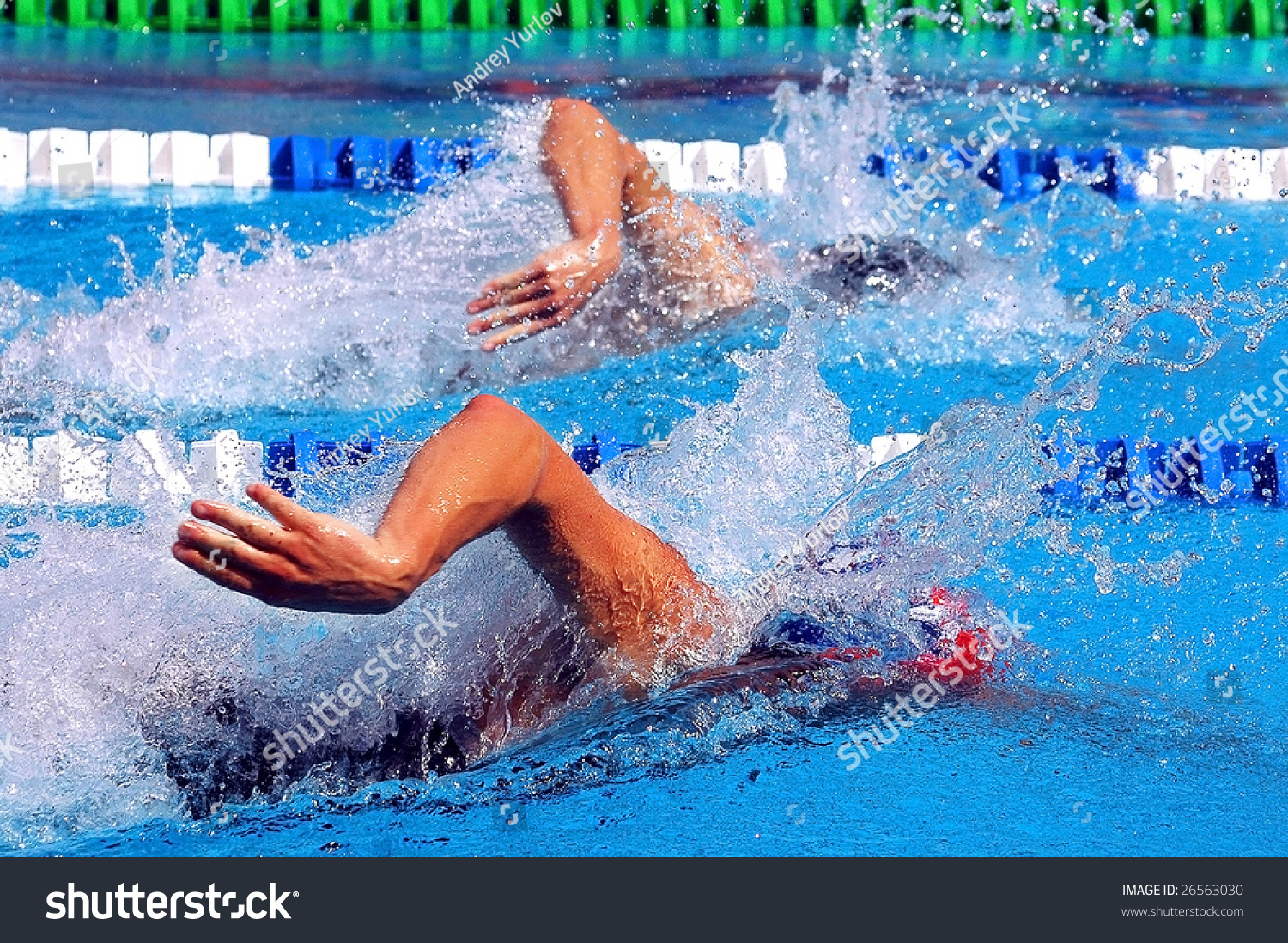 PowerPoint Template: competitive swimming competition meeting greeting ...