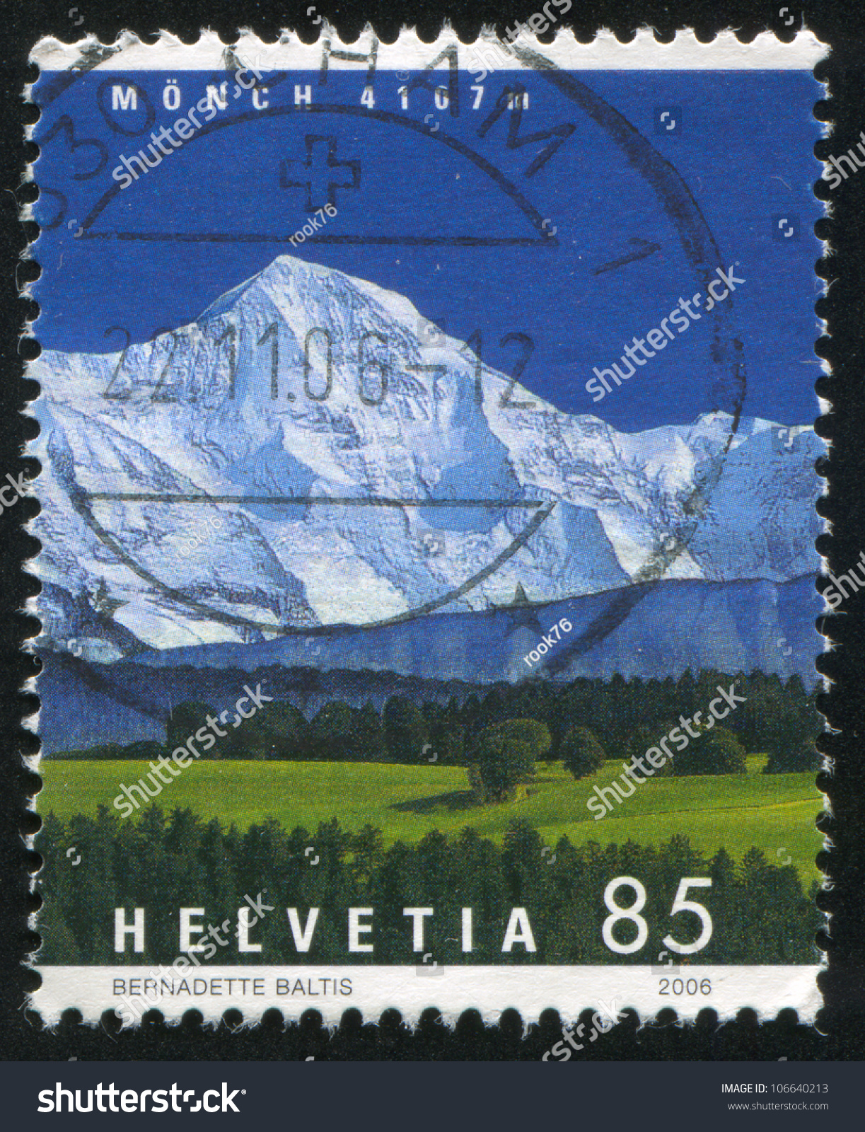 Switzerland - Circa 2006: A Stamp Printed By Switzerland, Shows ...