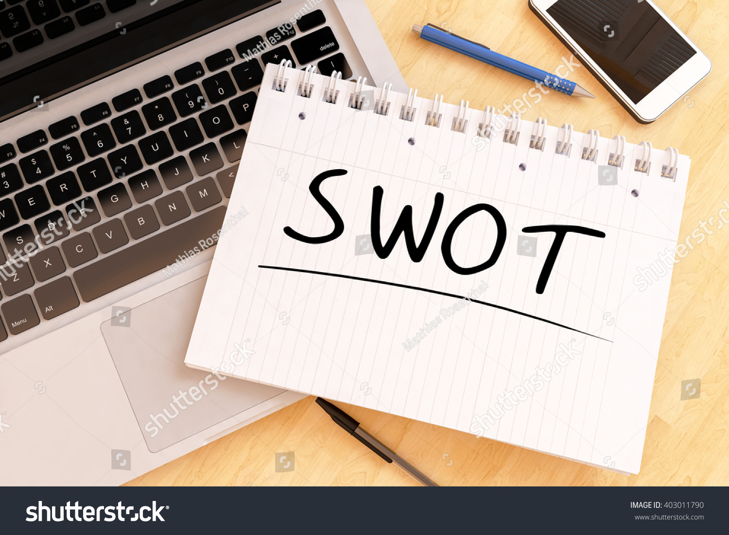 Swot Handwritten Concept Strenghts Weaknesses Opportunities And Hot Sex Picture