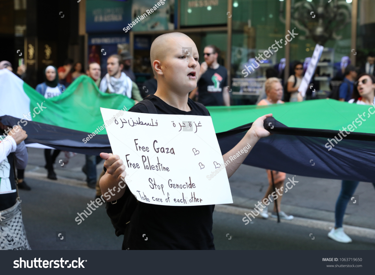 Sydney Australia 8 April 2018 Protest Stock Photo Edit Now 1063719650