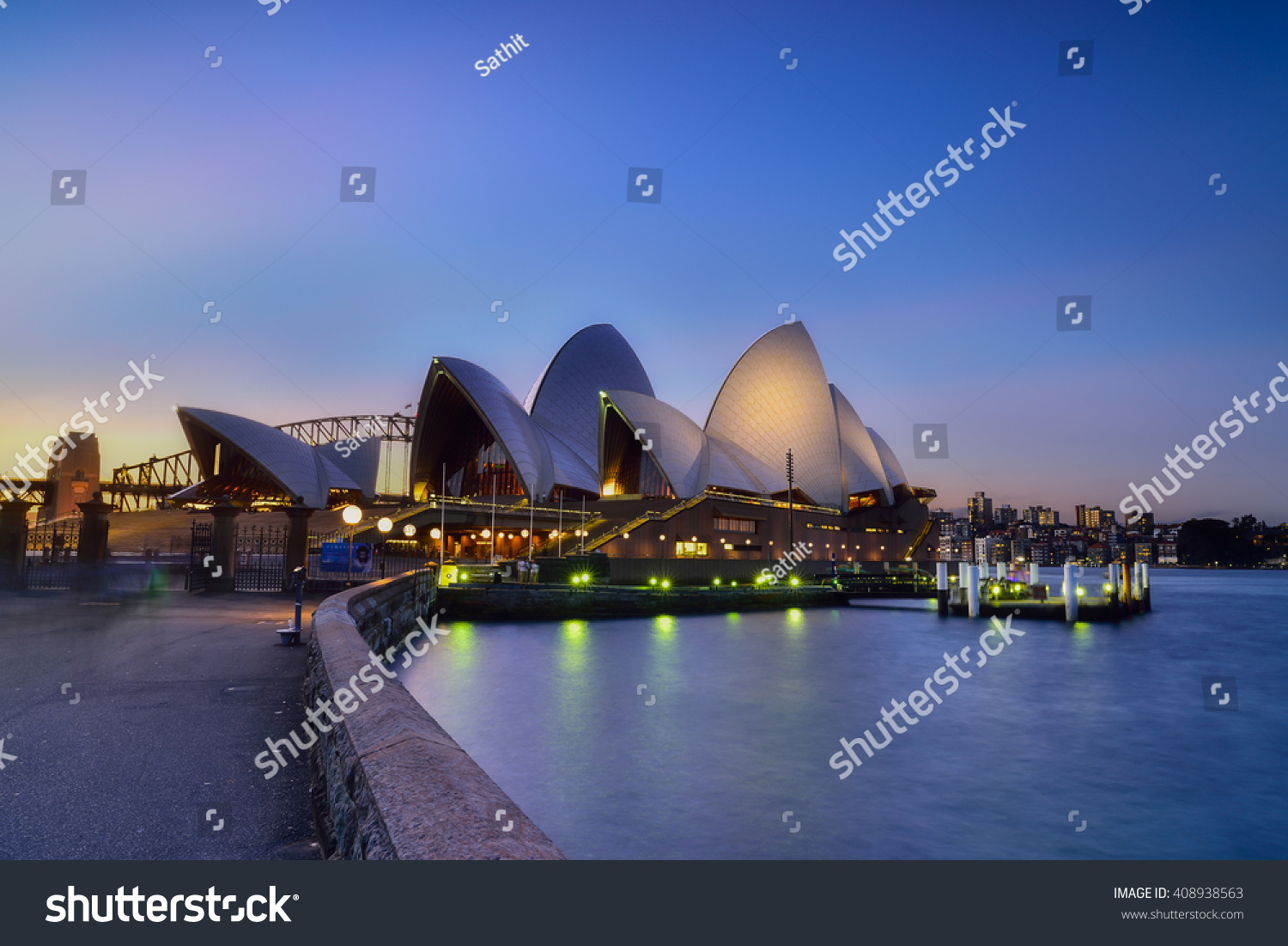 Sydney Australia April 21 2016 Sunset Royalty Free Stock Image