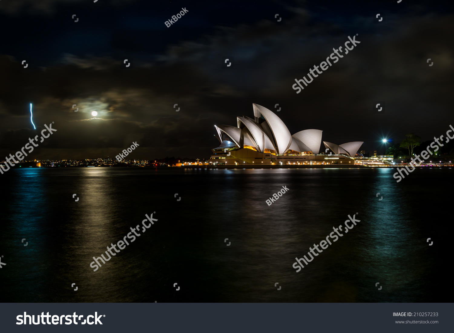 Sydney Full Moon August 12 Sydney Stock Photo Edit Now 210257233