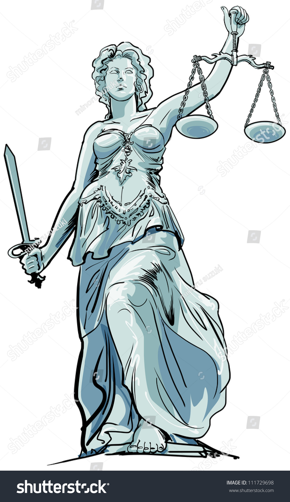 Symbol Justice Stock Illustration 111729698
