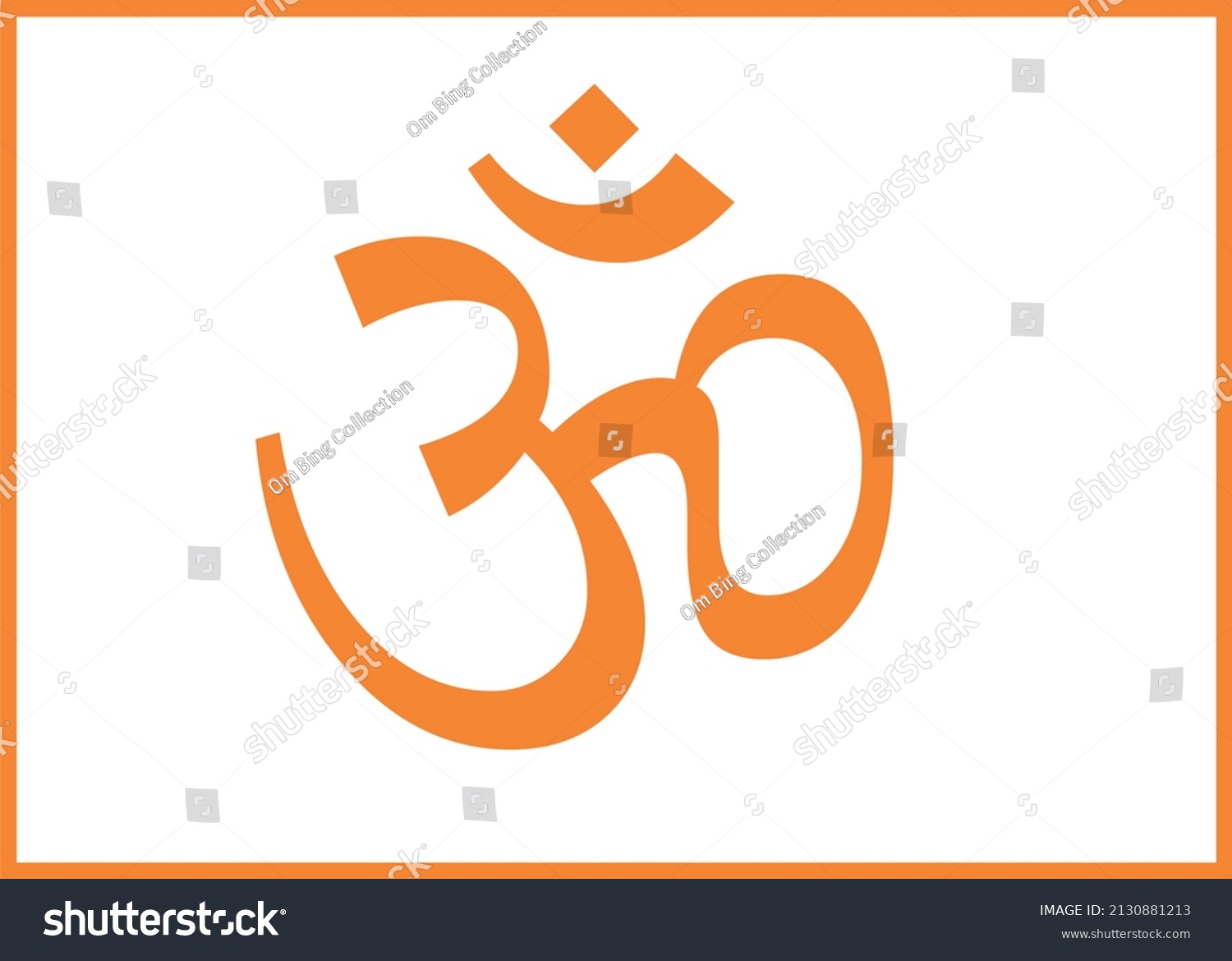 Symbols Commonly Used By Indian Hindu Stock Illustration 2130881213 ...