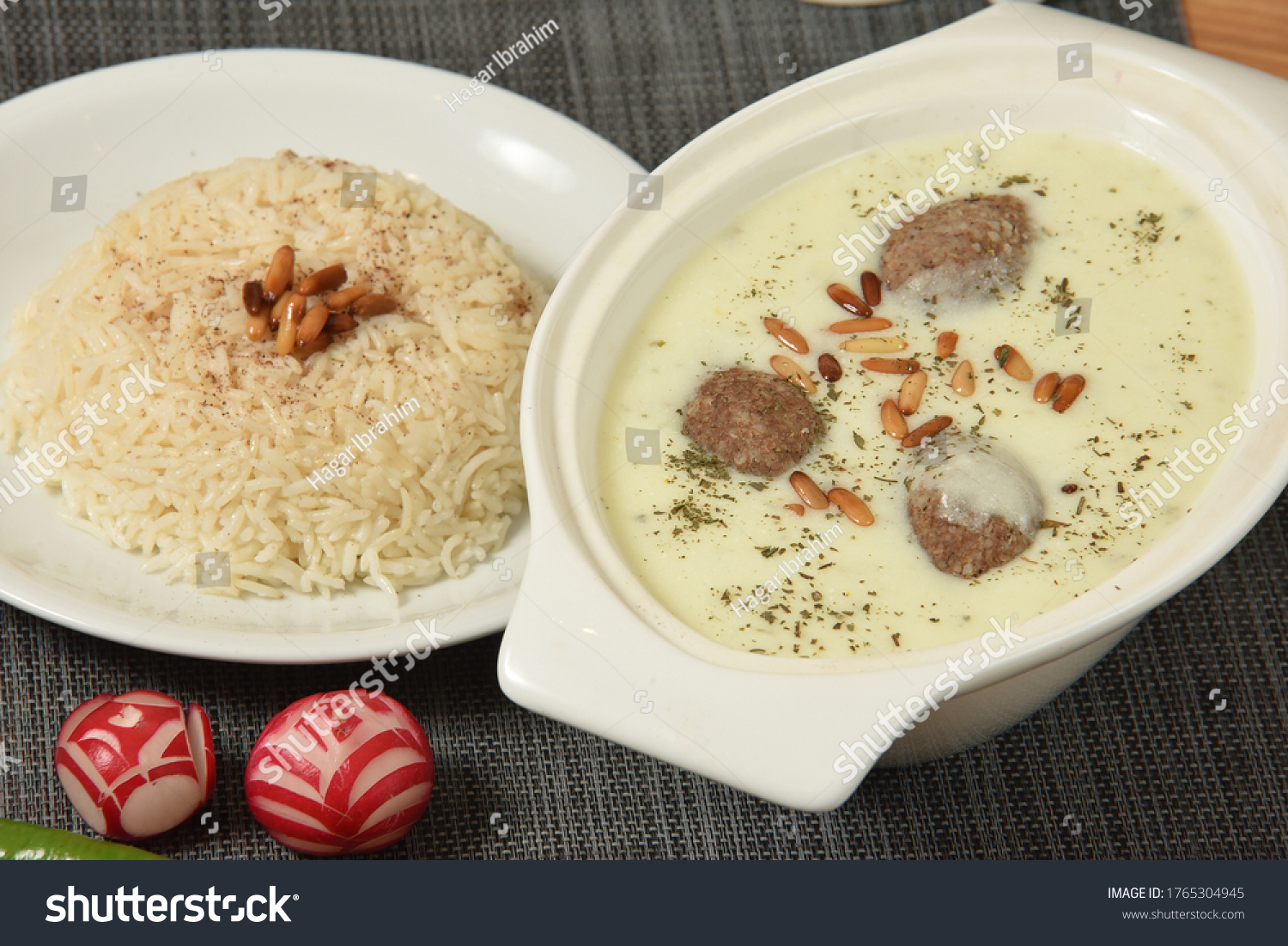 Syrian Kibbeh Kebbeh Yogurt Middle Eastern Stock Photo Edit Now 1765304945