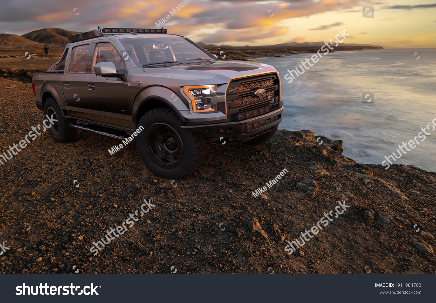 Szczecinpolandjanuary 2021ford F150 Raptor On Steep Stock Photo Edit Now 1911984703