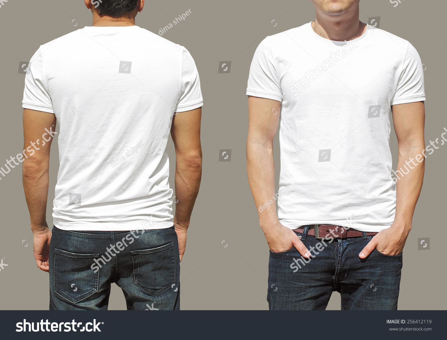 T-Shirt Template Stock Photo 256412119 : Shutterstock