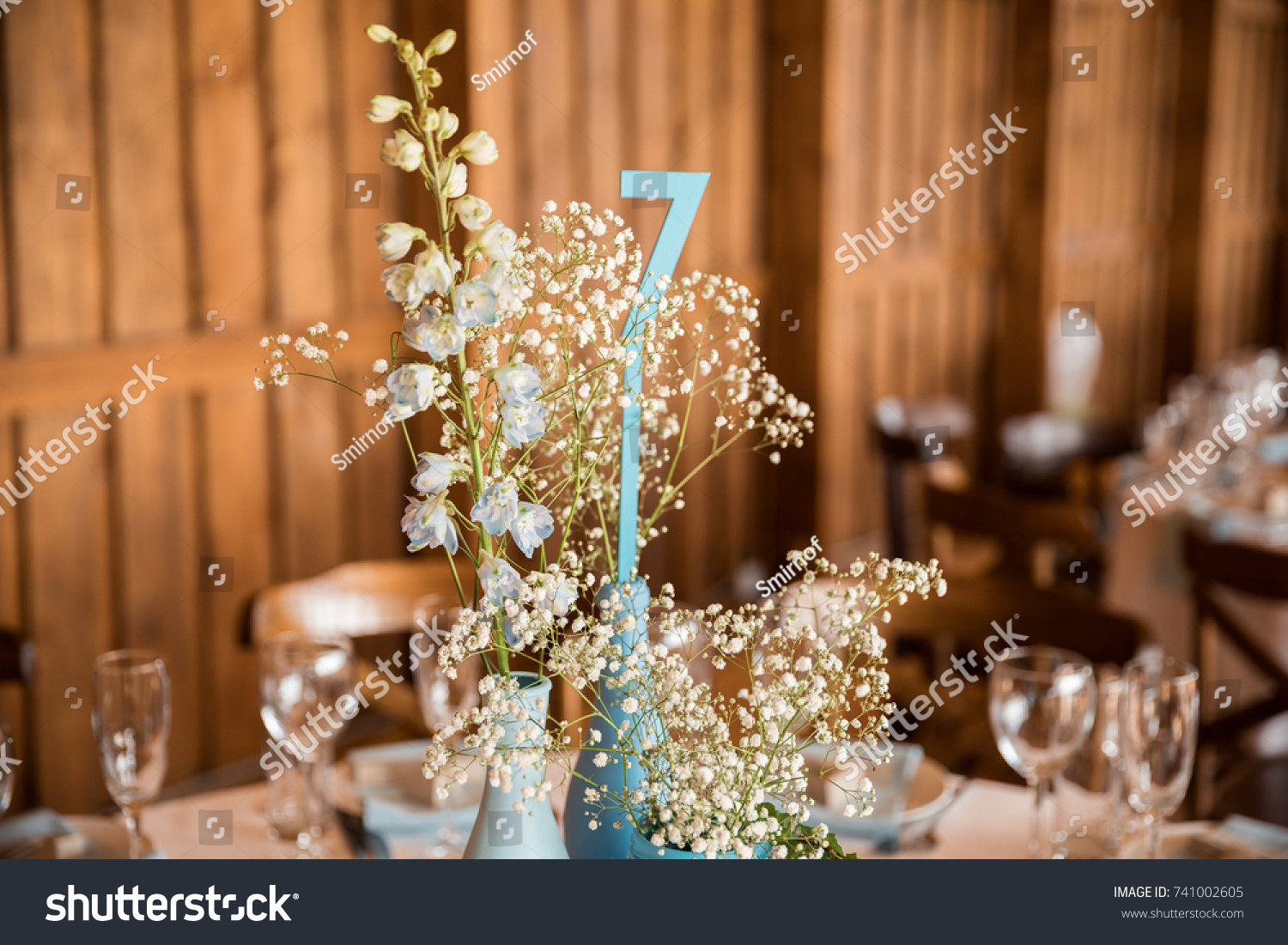 Table Set Event Party Wedding Reception Stock Photo Edit Now