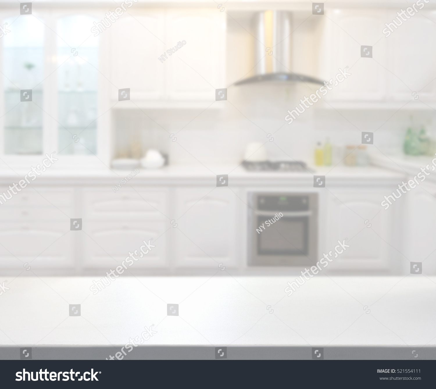 Table Top Blur Kitchen Room Background Stock Photo 521554111  Shutterstock