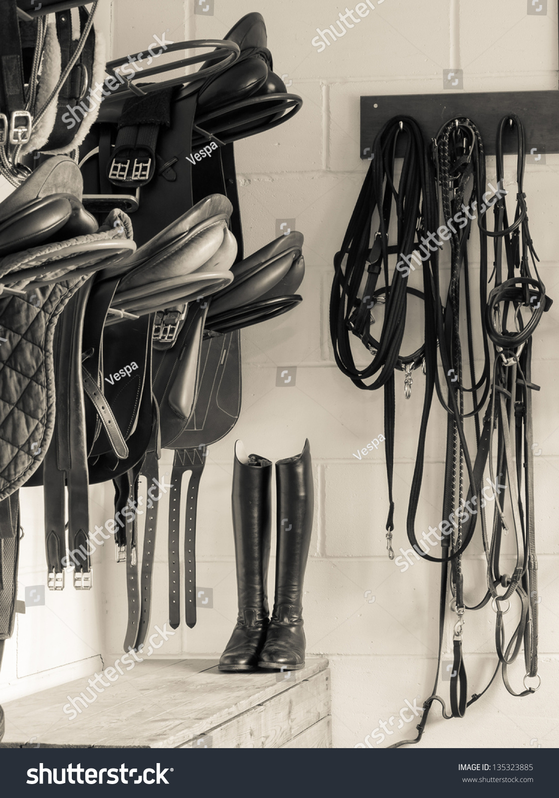 Tack Room Stock Photo Edit Now 135323885
