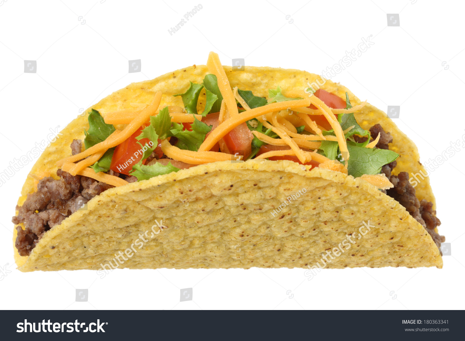 Taco Cutout On White Background Stock Photo 180363341 Shutterstock Taco Cutout On White Background Stock Photo 180363341 Shutterstock