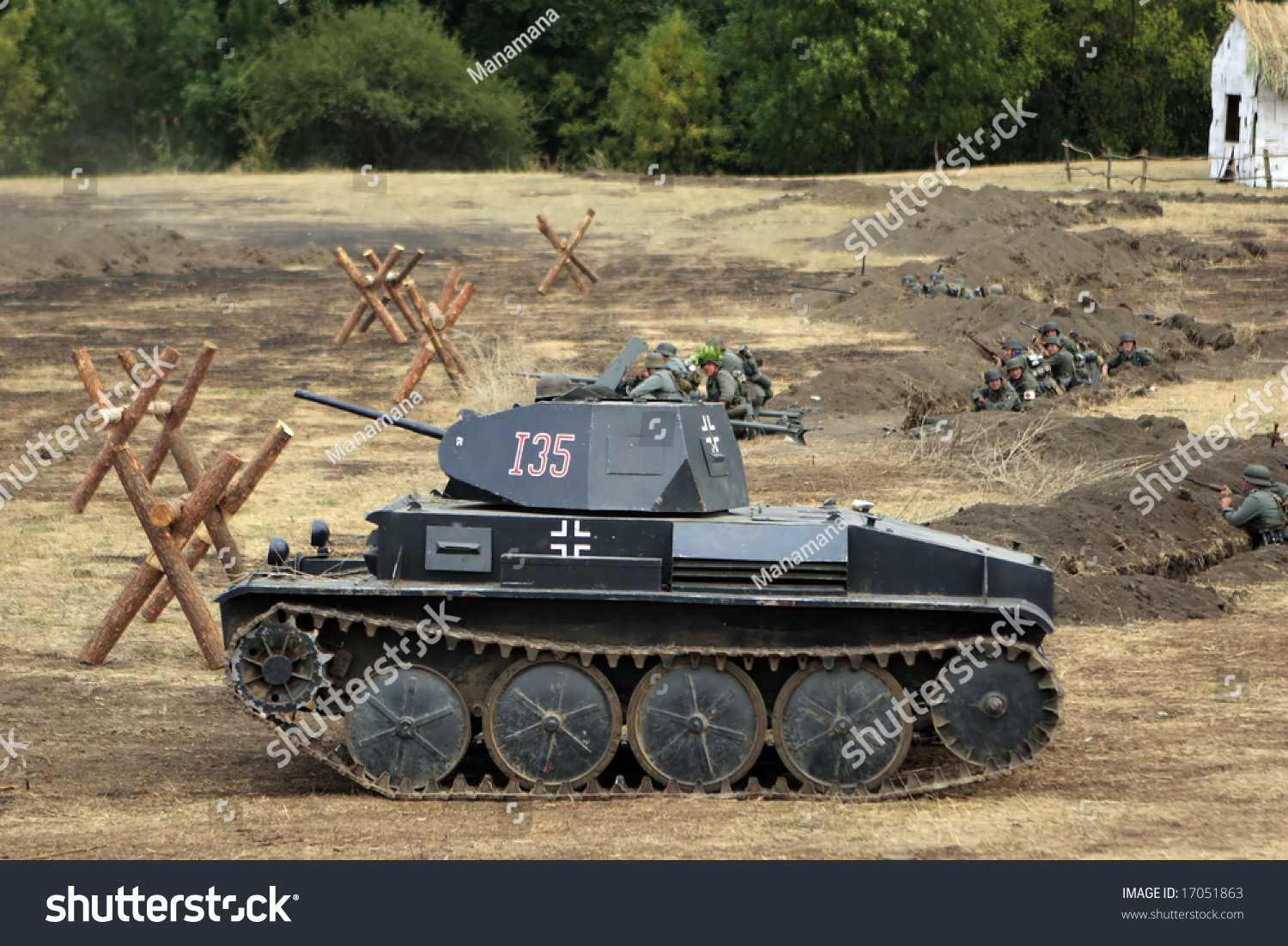 Taganrog, Russia - August 2008: German Tank. Military - Historical ...