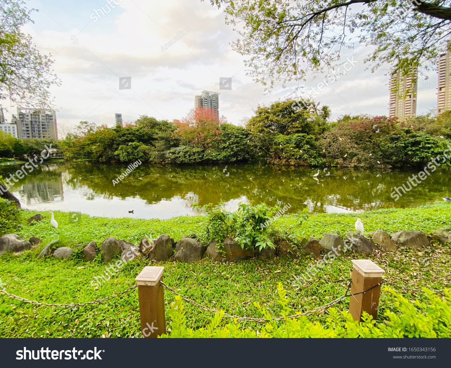 Taipei Daan Forest Park Taiwan Stock Photo Edit Now 1650343156