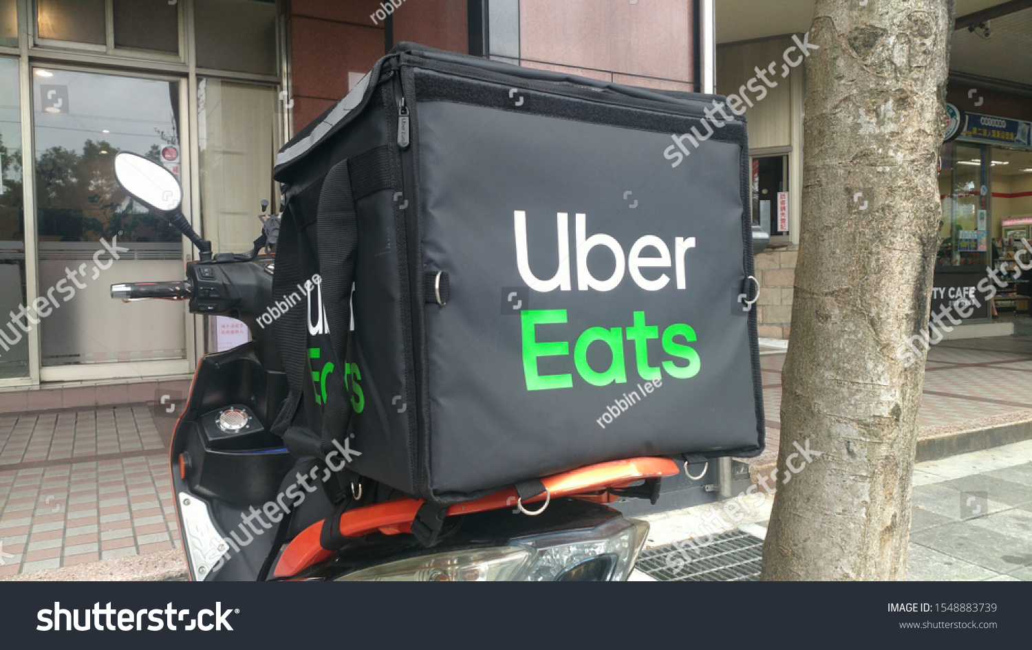 Taipei Taiwan October 19 Uber Eats Stock Photo Edit Now