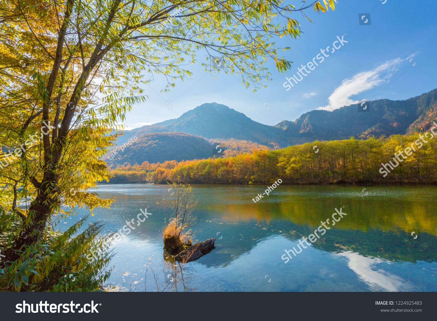 Taisho Pond Kamikochi Nagano Prefecture Japan Stock Photo Edit Now