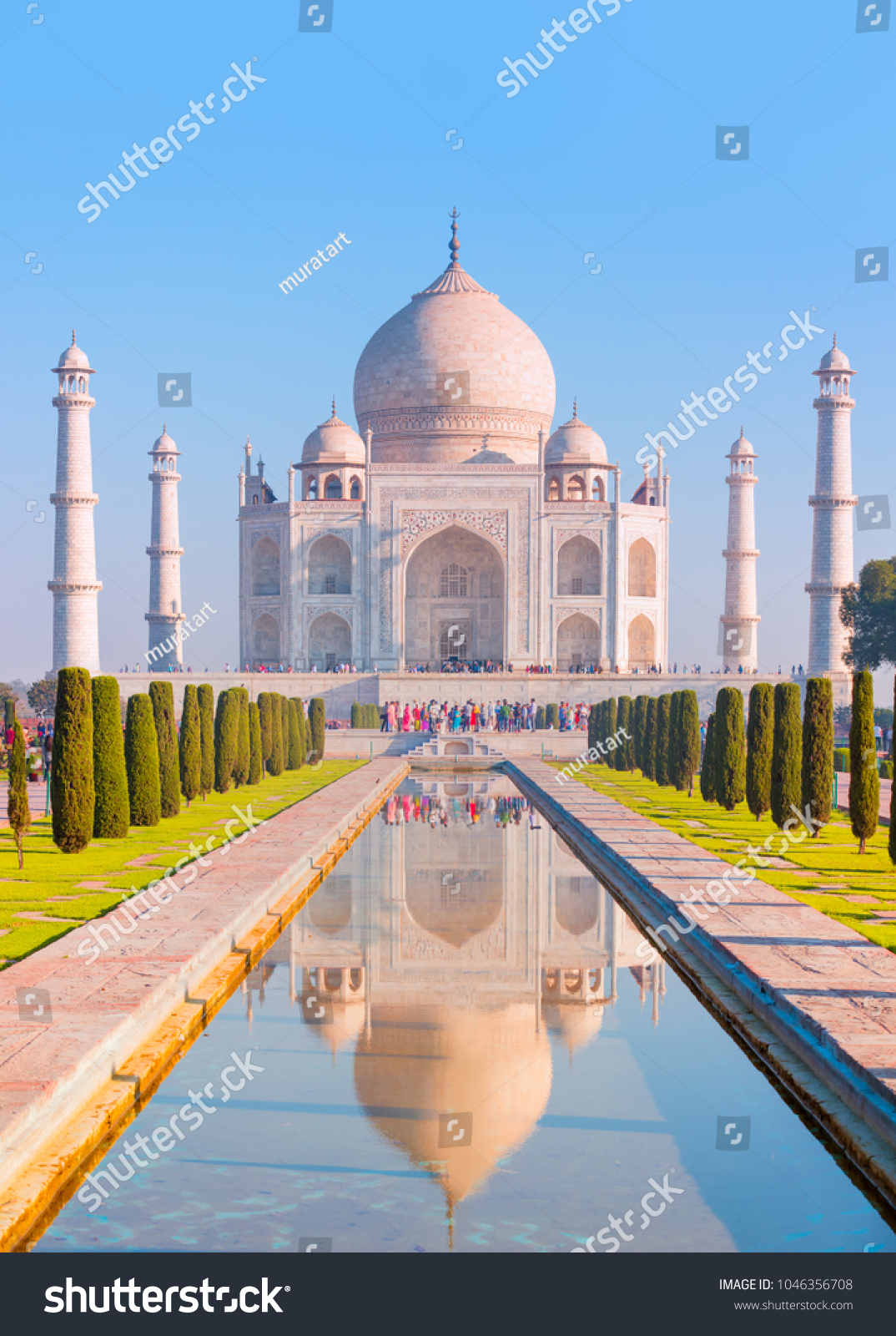 Taj Mahal Sunset Agra India Stock Photo Shutterstock