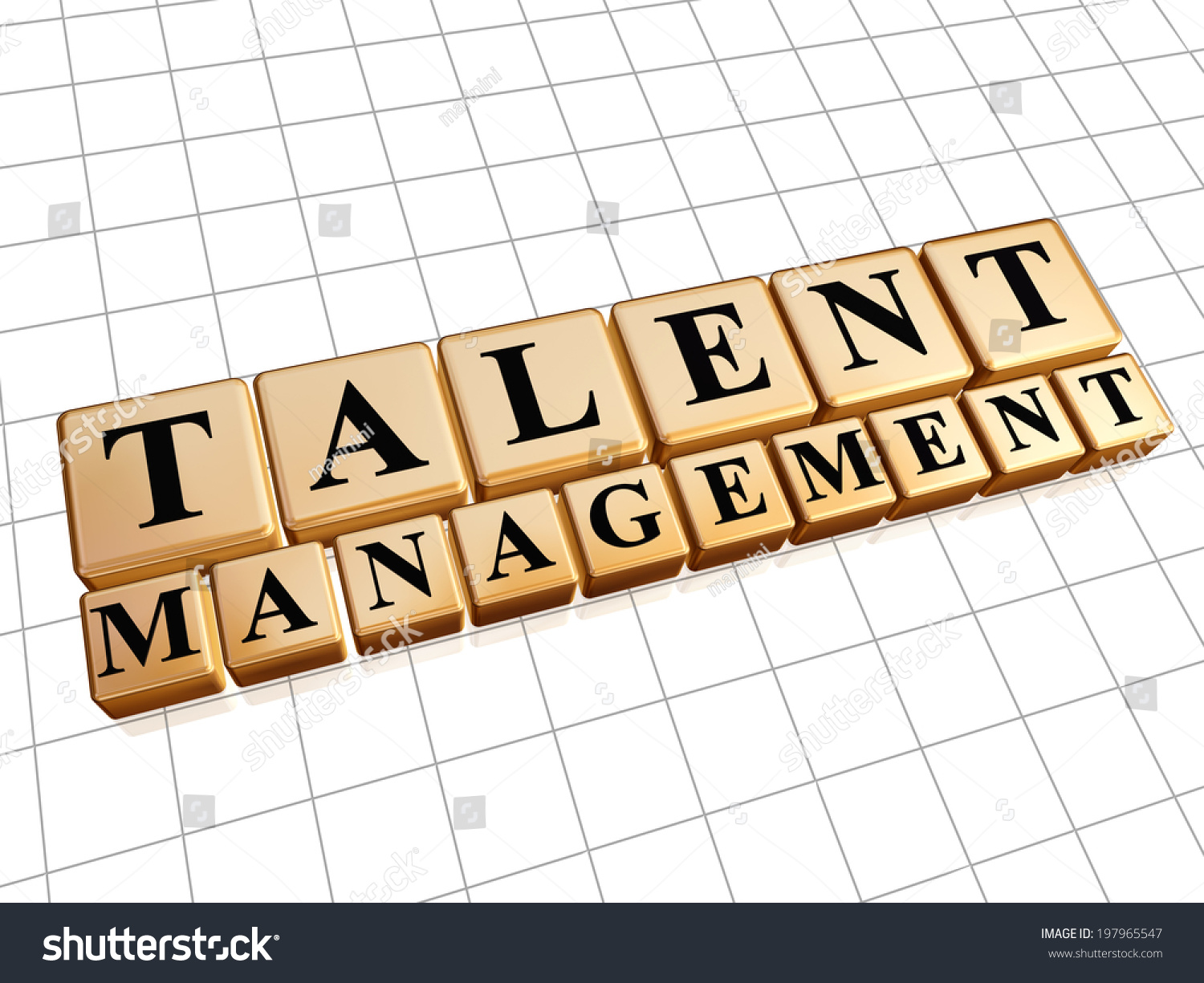 Talent Management Text In 3d Golden Cubes With Black Letters Ability Growing Concept Words Talent Management Text In 3d Golden Cubes With Black Letters Ability Growing Concept Words