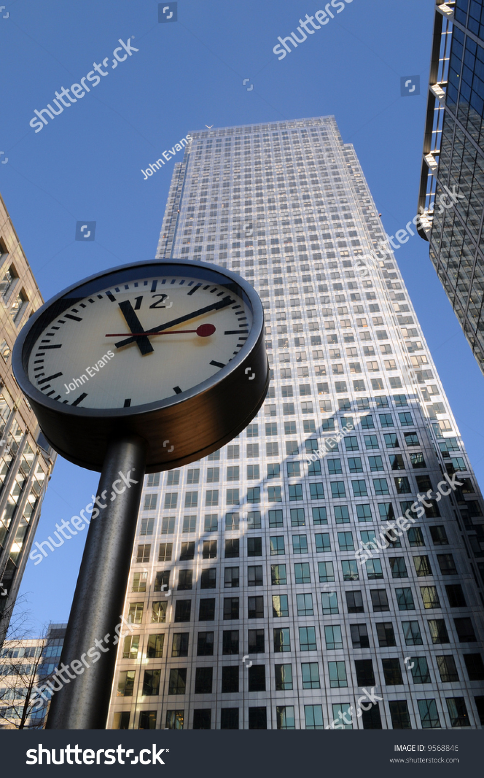 Tall Office Buildings Canary Wharf London Stock Photo Edit Now