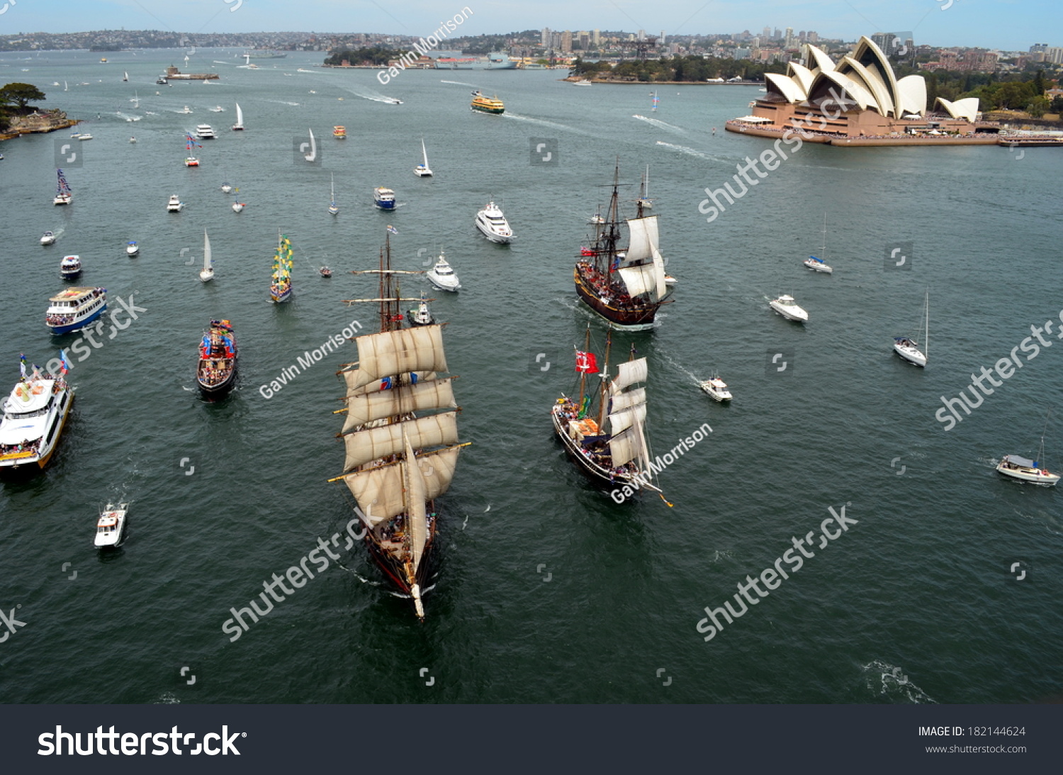 Tall Ships Sydney Harbour Stock Photo 182144624 Shutterstock