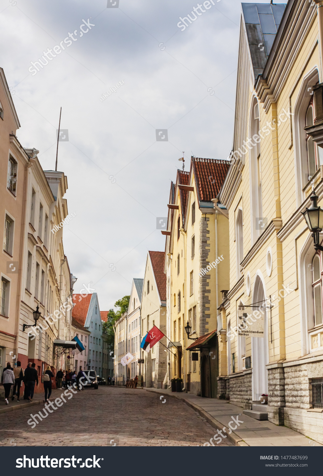 Tallinn Estonia July 11 2019 Pikk Stock Photo Edit Now 1477487699