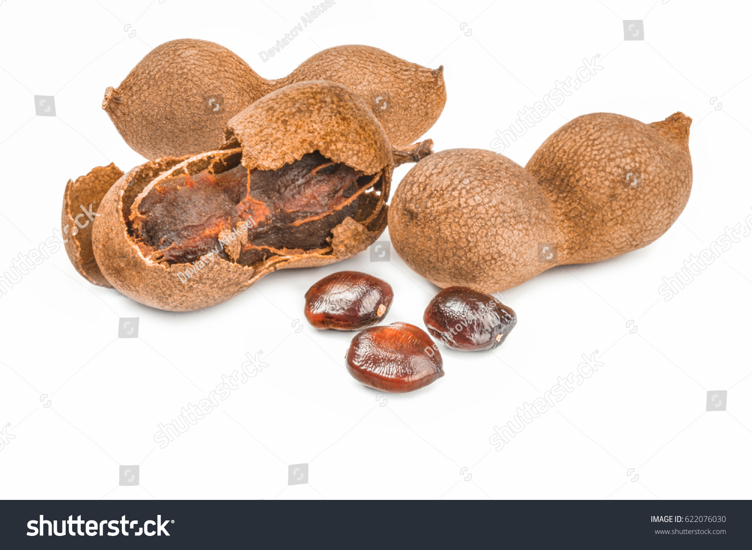 Tamarindo On White Background Clipping Path Stock Photo Edit Now