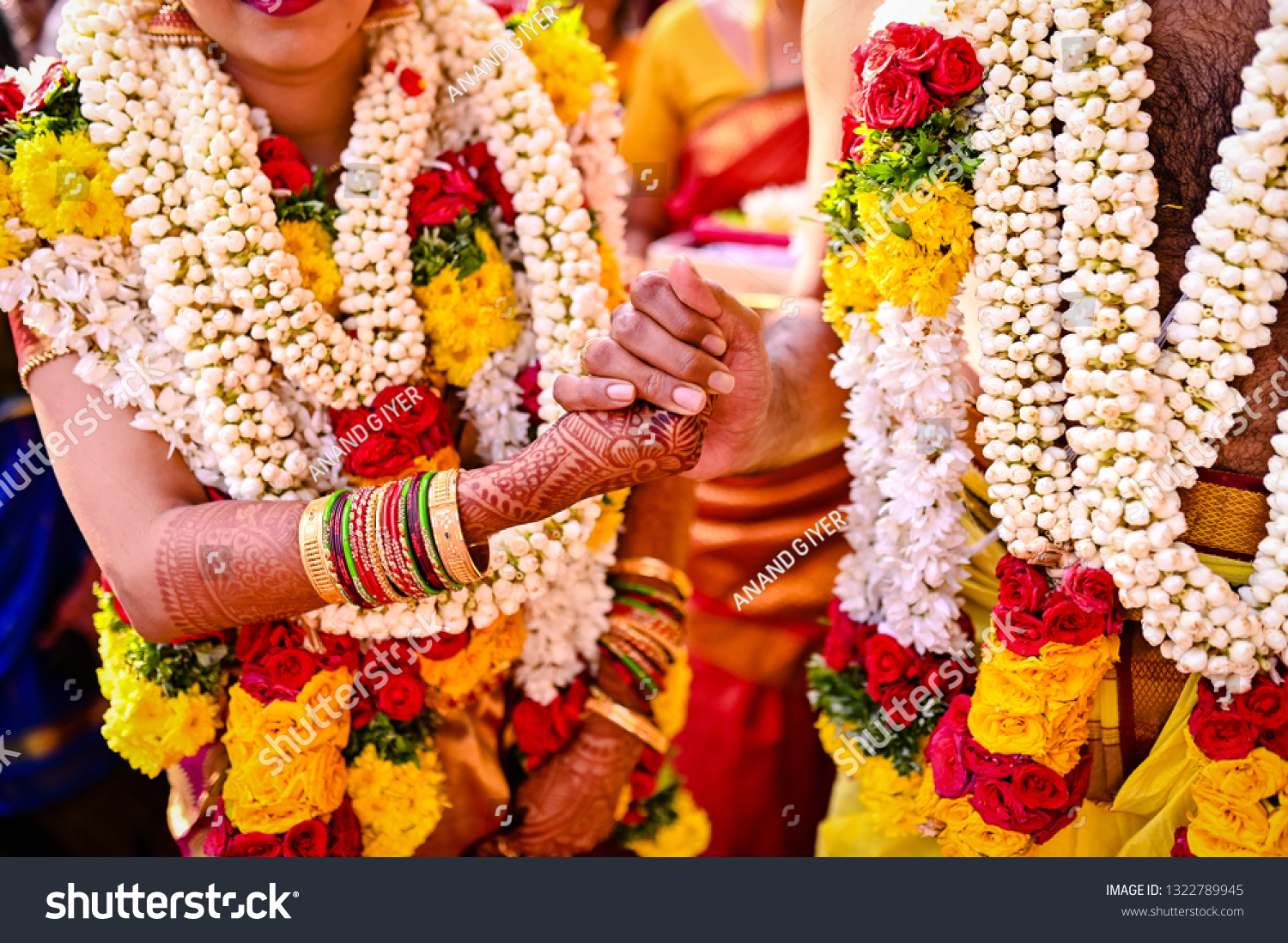 Tamil Brahmin Couple On Their Wedding Stock Photo Edit Now