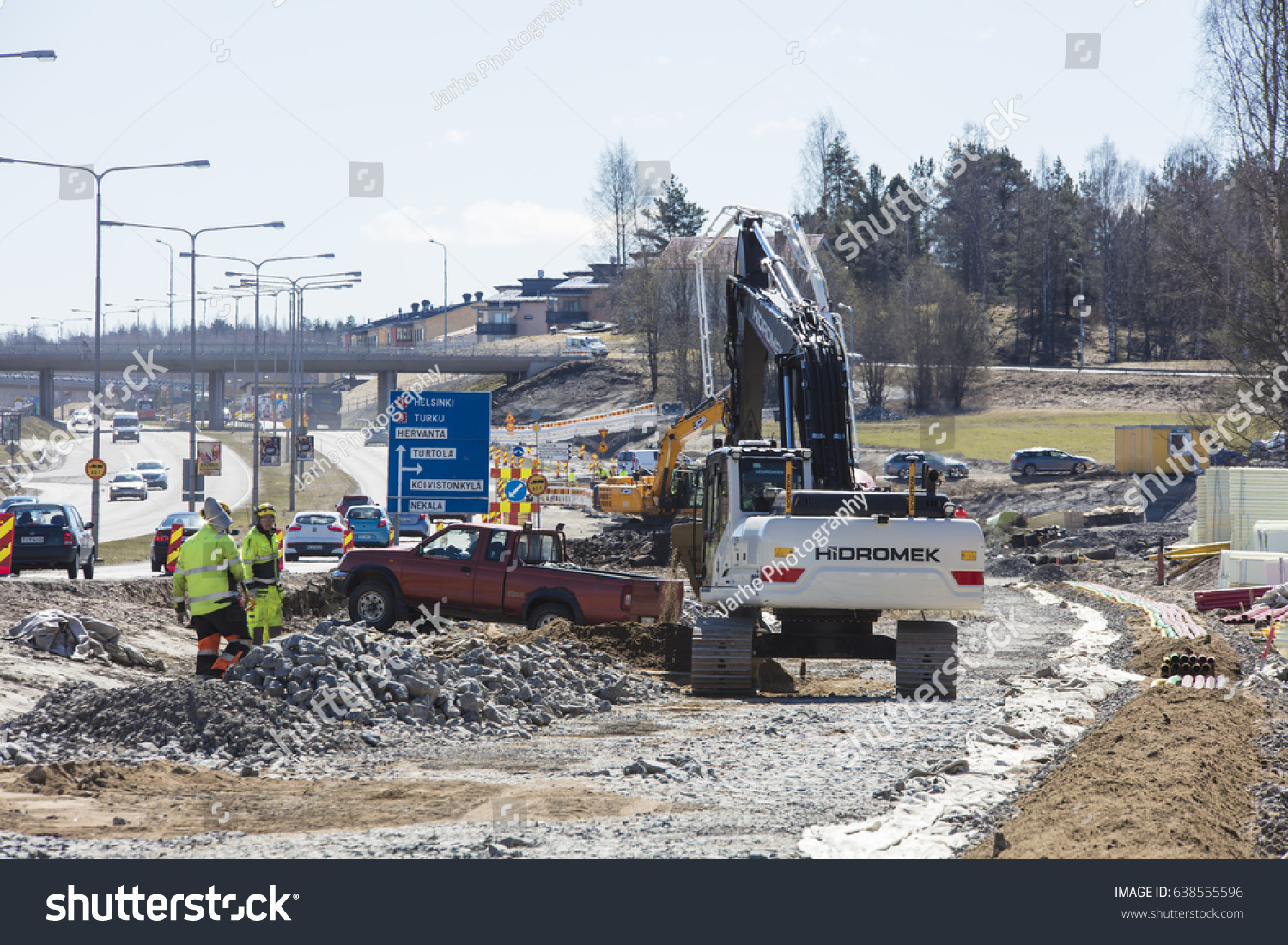 Tampere Finland May 12 White Hidromek Stock Photo 638555596 Tampere Finland May 12 White Hidromek Stock Photo 638555596