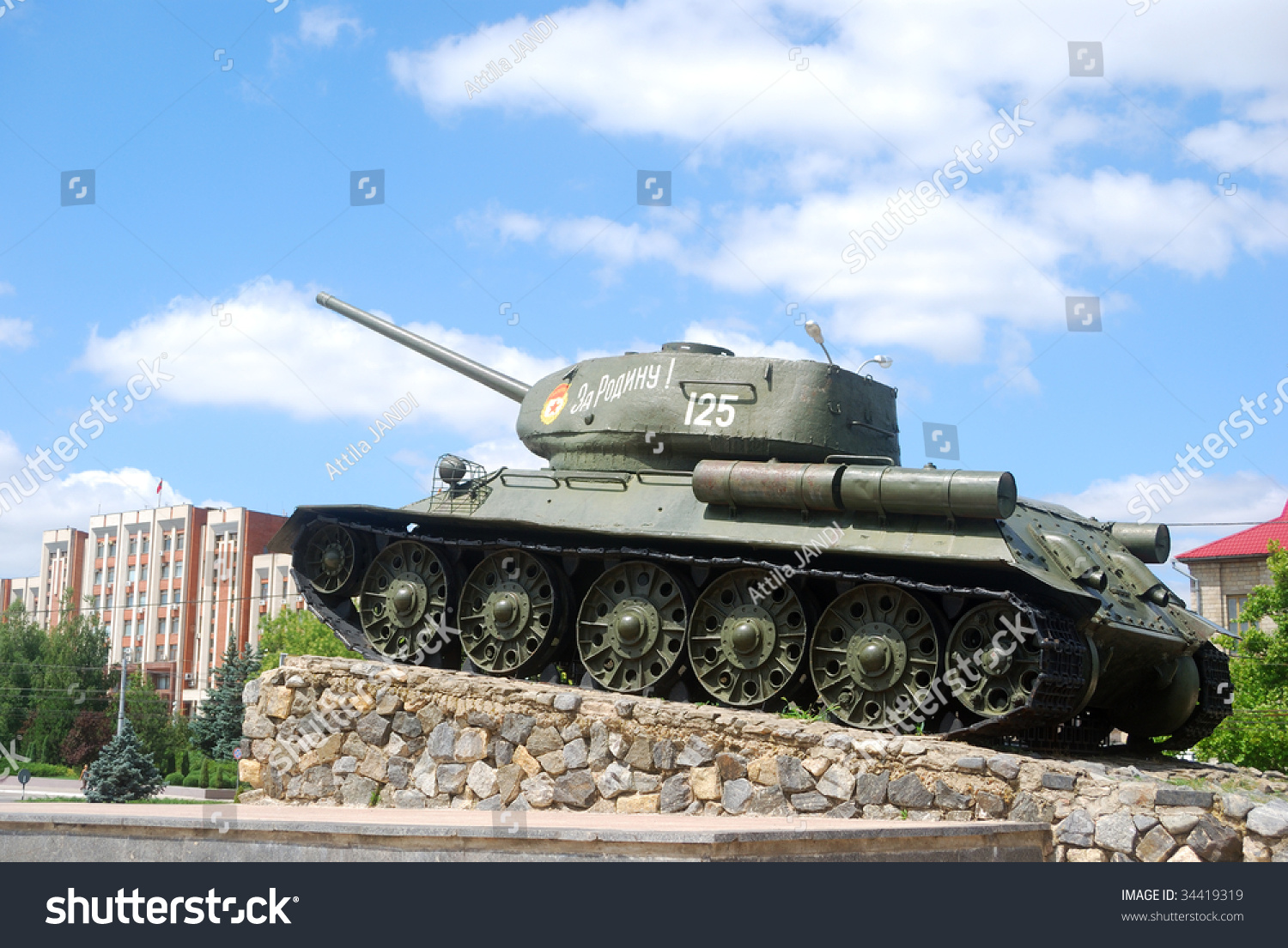 Tank, Tyraspol, Transnistria, Moldova Stock Photo 34419319 : Shutterstock