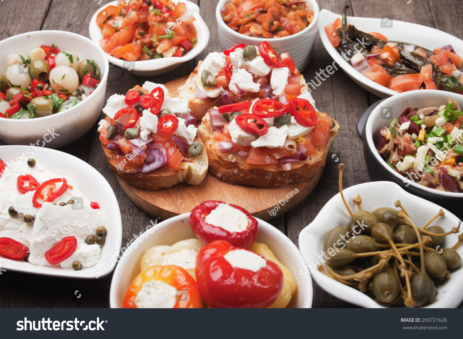 Tapas Or Antipasto Food, Mediterranean Cold Buffet Great For Parties ...