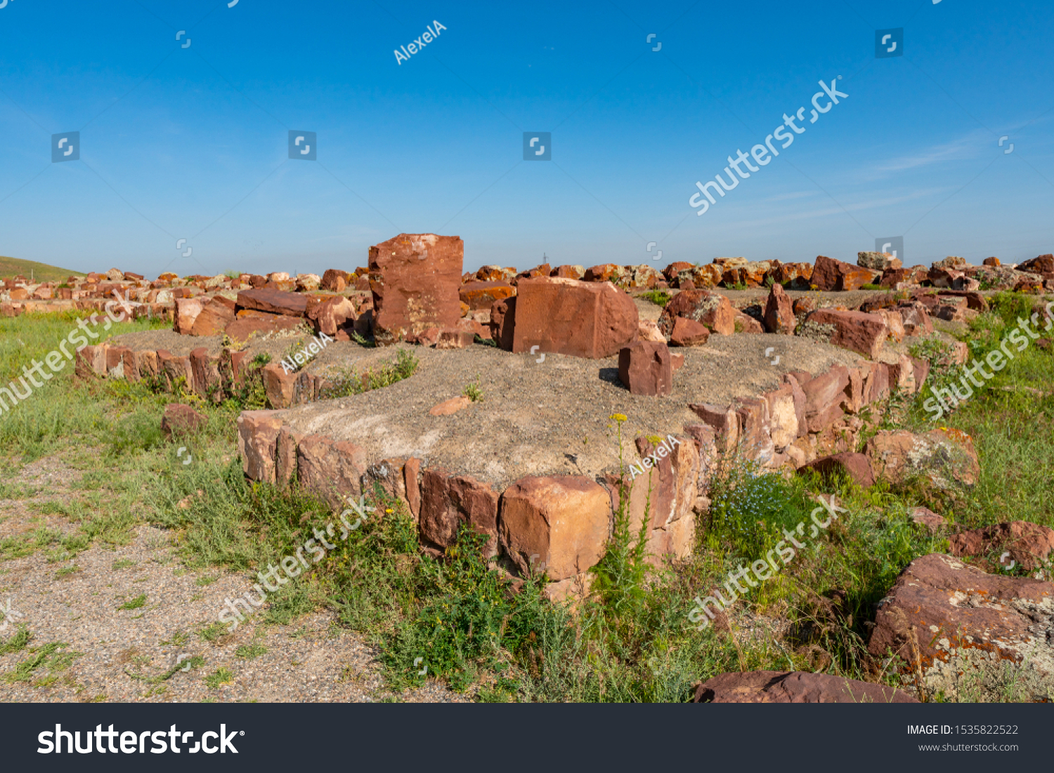 taraz akyrtas palace complex foundation ruins buildings landmarks stock image 1535822522 shutterstock