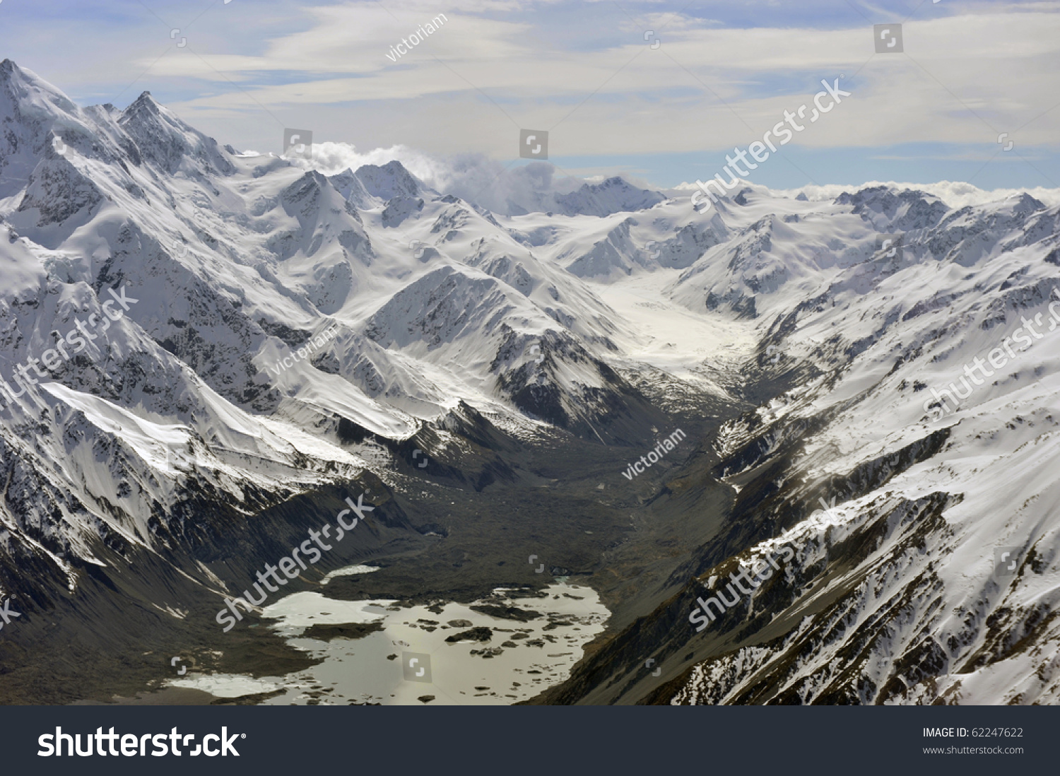 Tasman Glacier Mount Cook National Parknew Stock Photo Edit Now