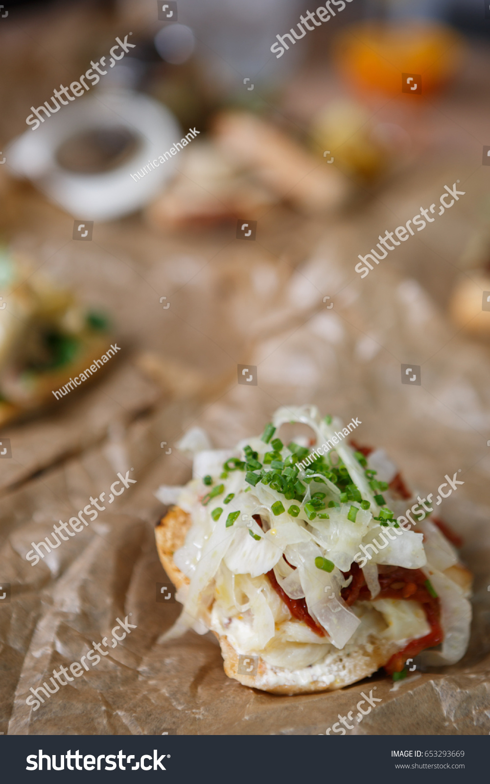 Tasty Exotic Antipasti Appetizer Snack Italian Stock Photo - 