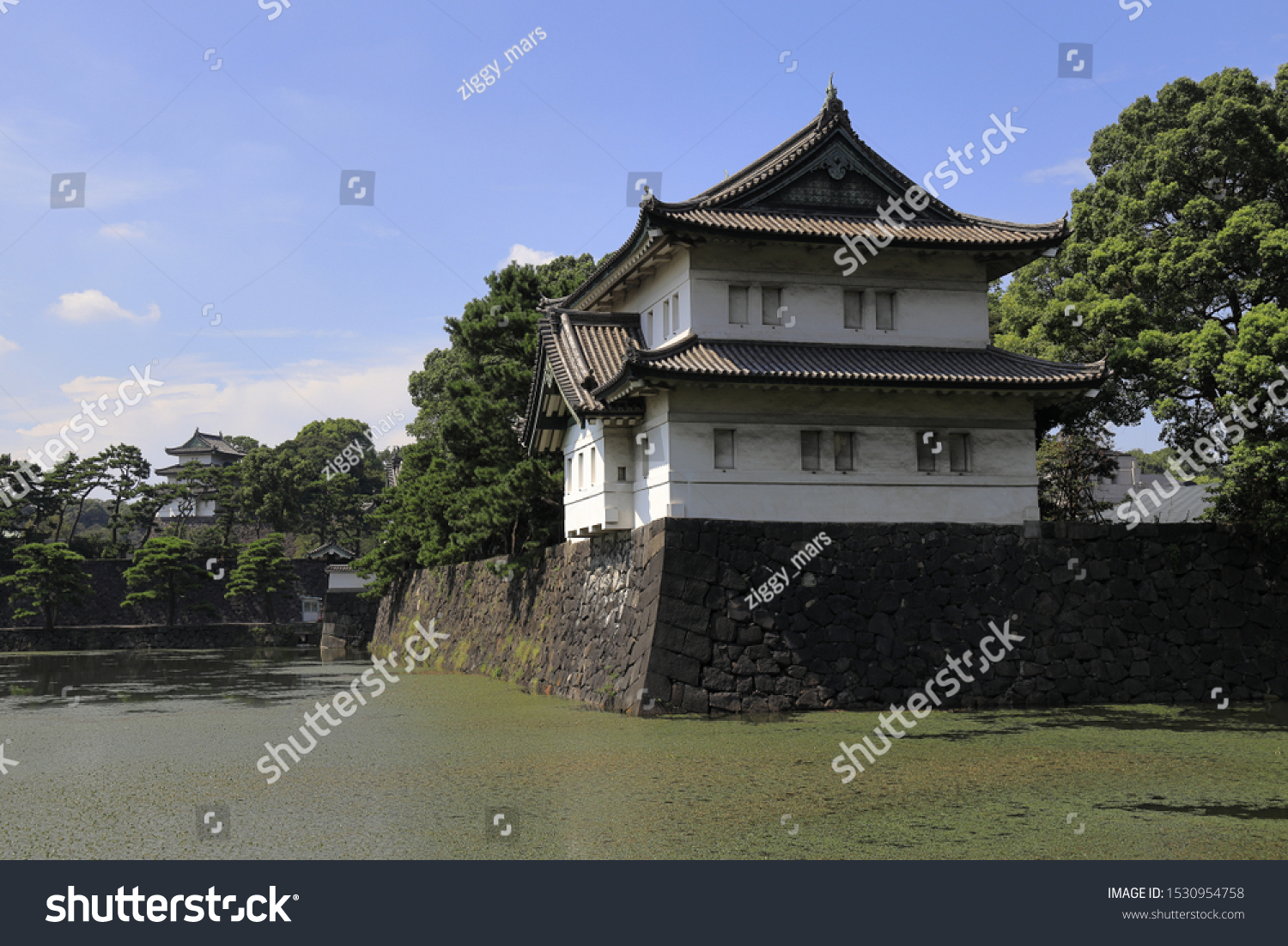 Tatsumi Turret Edo Castle Tokyo Japan Stock Photo (Edit Now) 1530954758