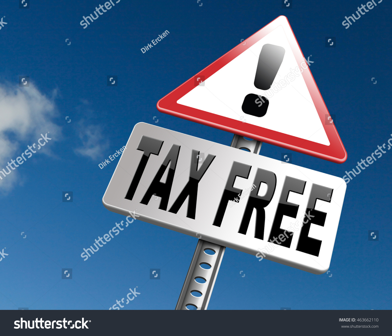 Tax Free Zone Not Paying Taxes Stock Illustration 463662110 - Shutterstock