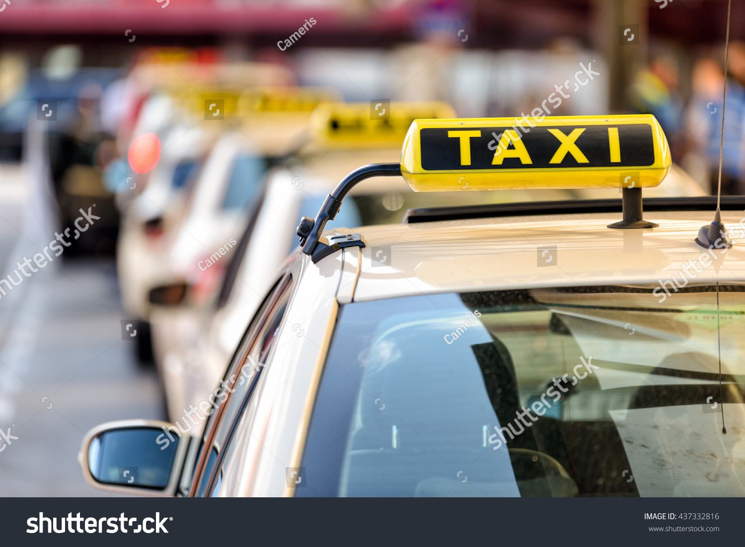 Taxi Stock Photo 437332816 : Shutterstock