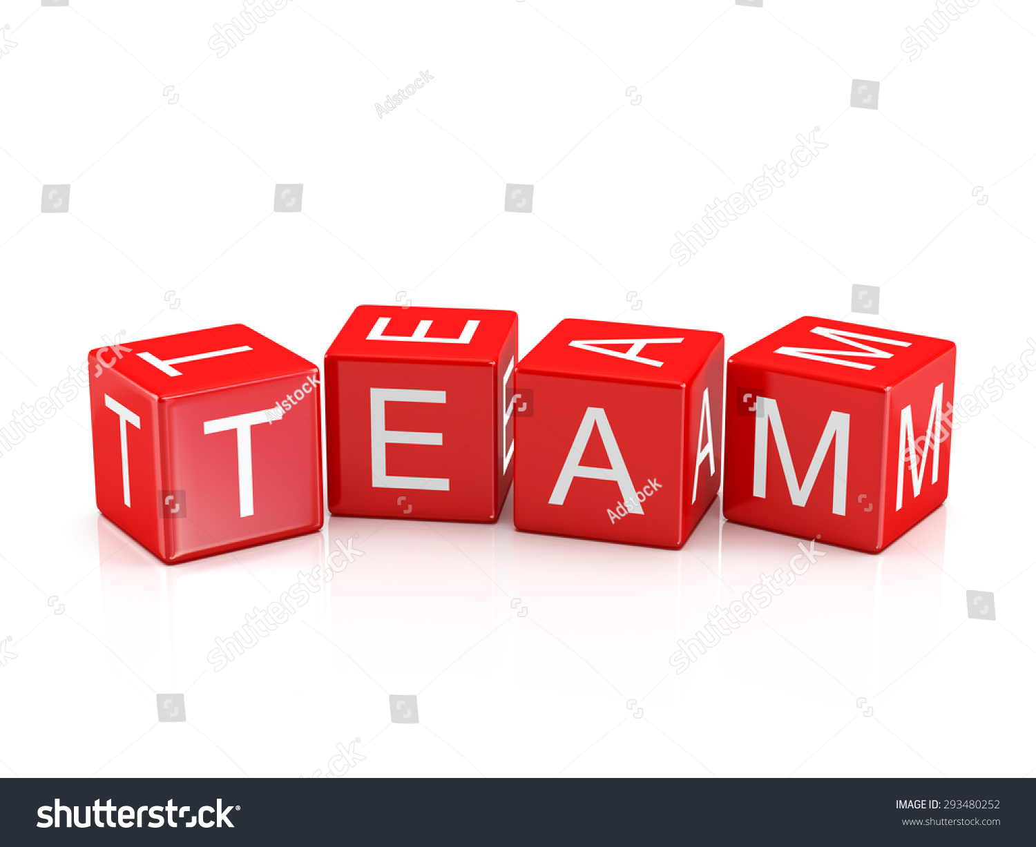 Team- Alphabet Blocks Isolated Stock Photo 293480252 : Shutterstock