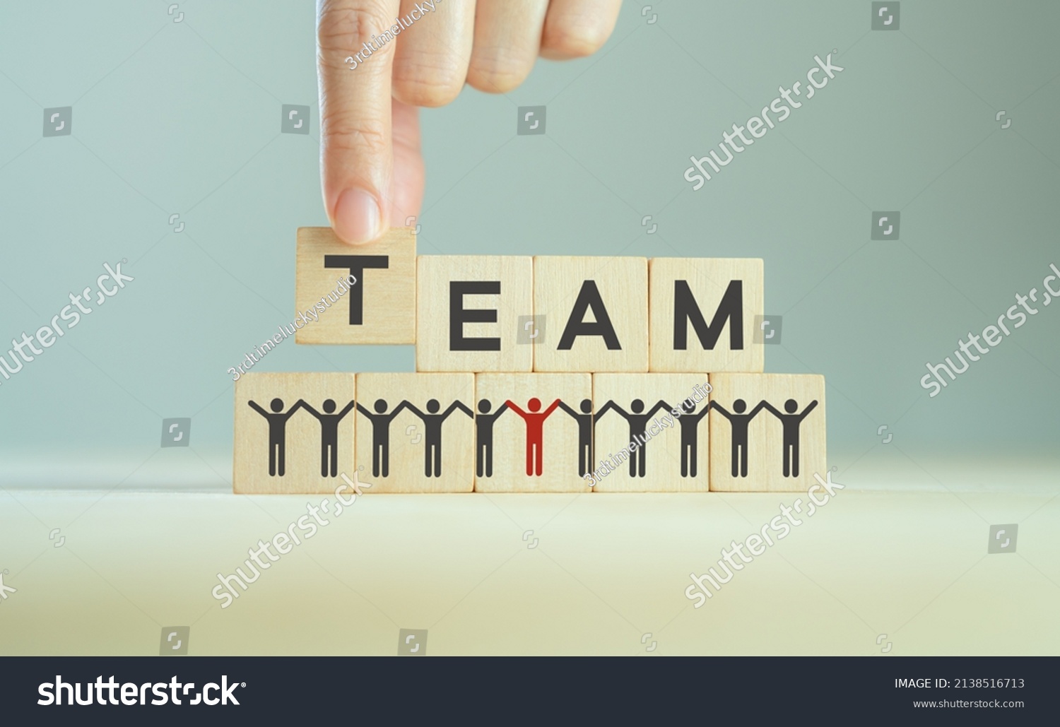 Team Building Sucess Concept Work Collaboration Stock Photo 2138516713 ...