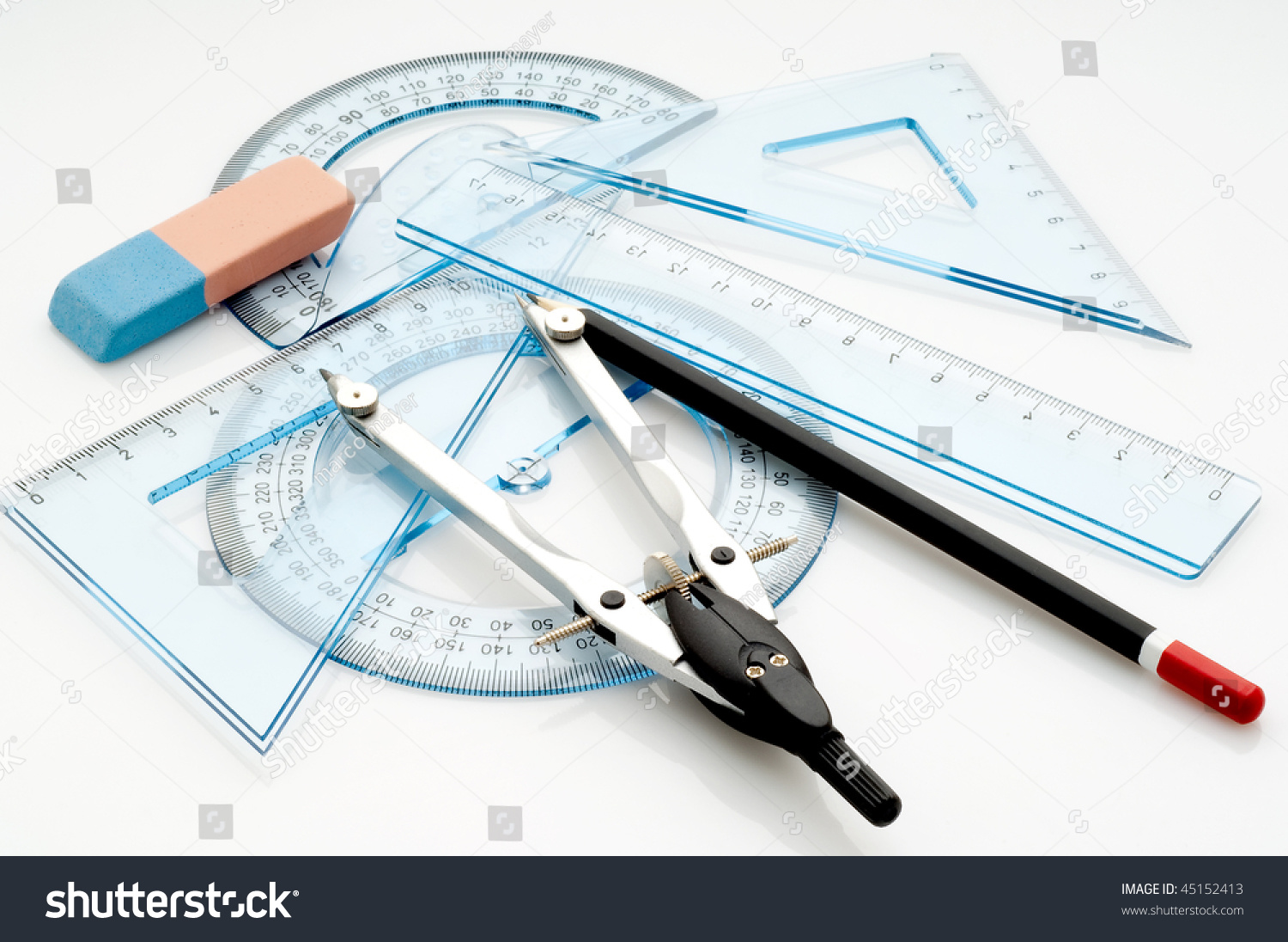 Technical Drawing Instruments Stock Photo 45152413 Shutterstock