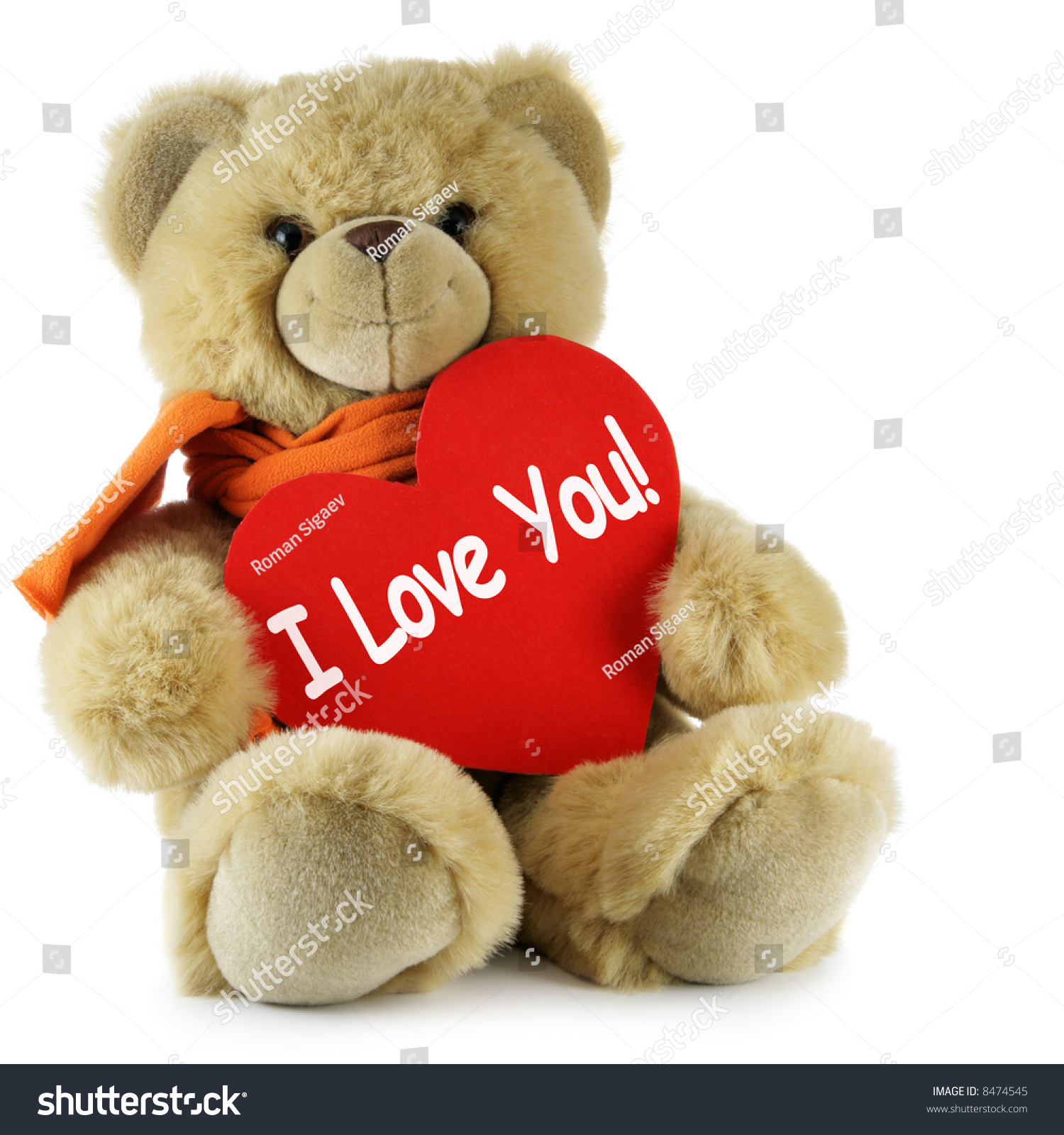 teddy bear with red heart