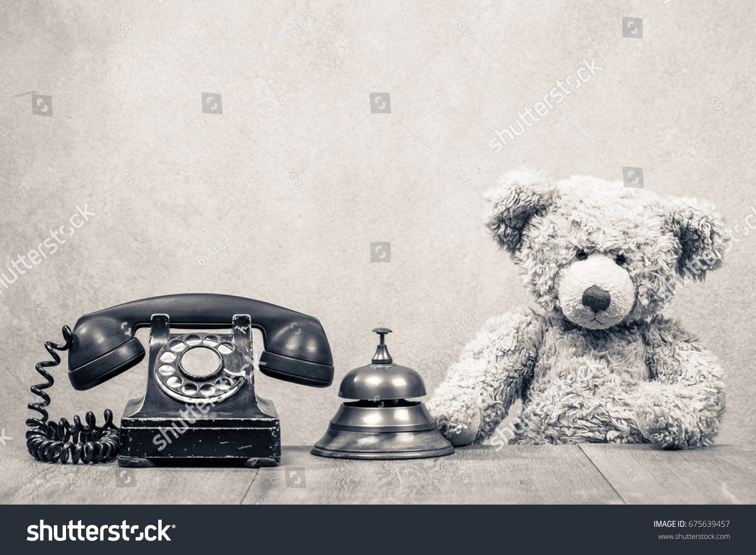 Teddy Bear Hotel Reception Service Desk Stock Photo Edit