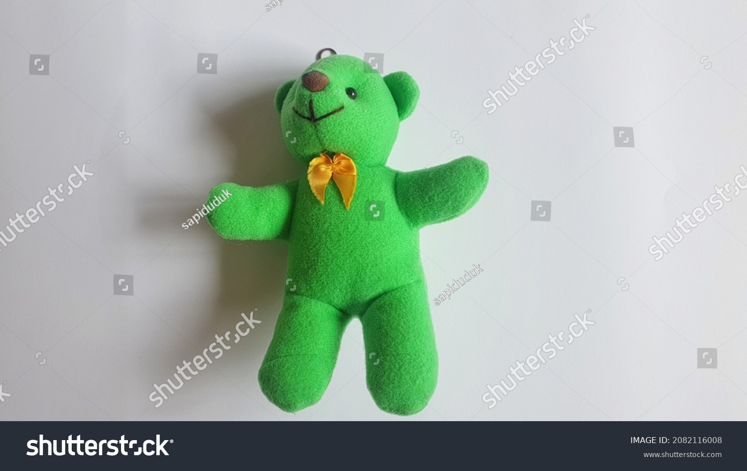 Teddy Bear Isolated On White Background Stock Photo 2082116008 ...