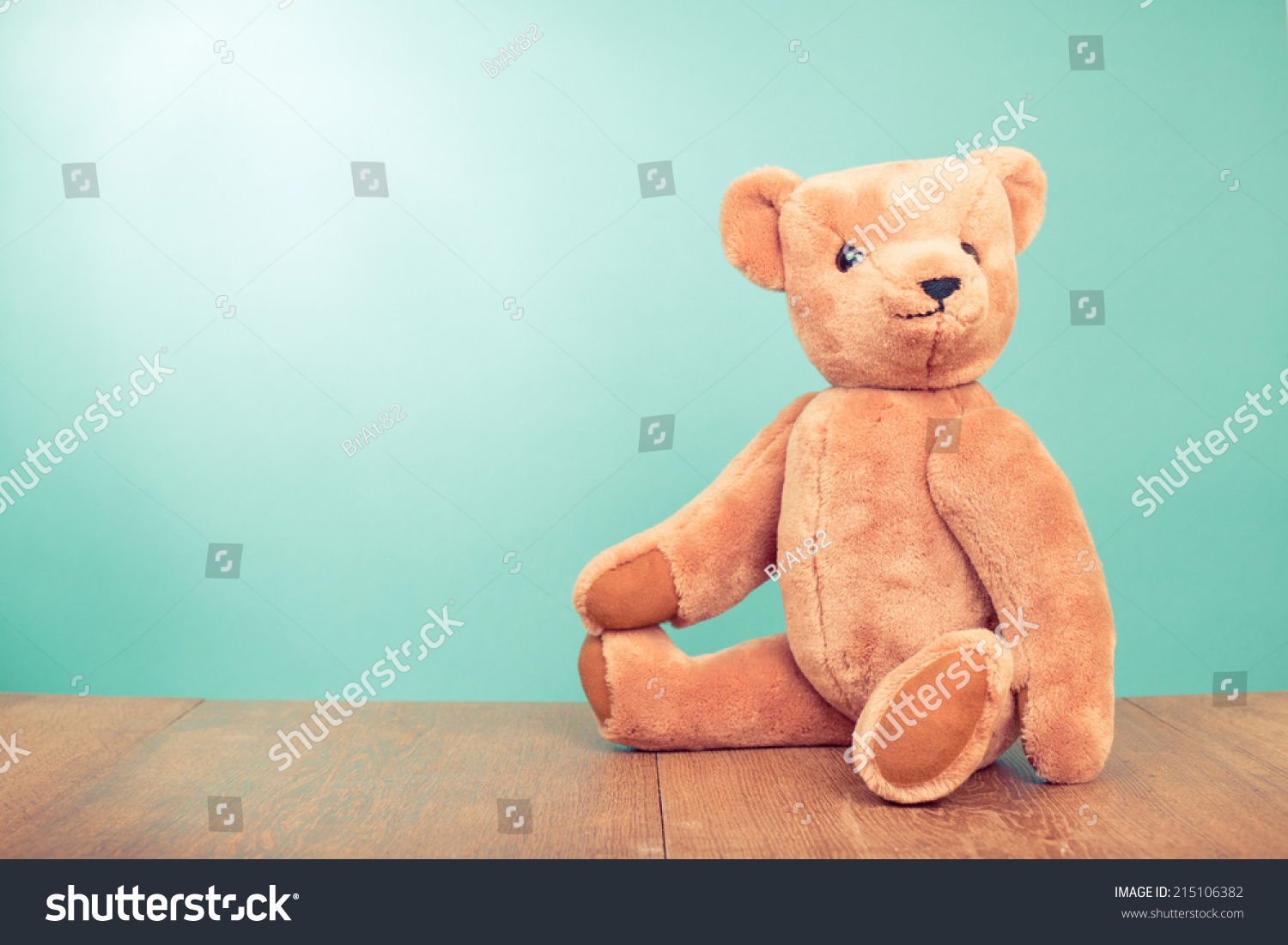 mint green teddy bear