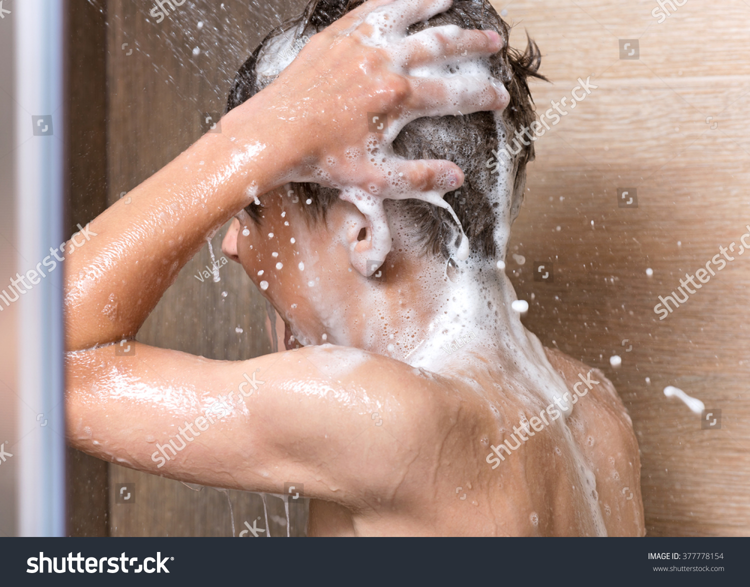 Teens shower