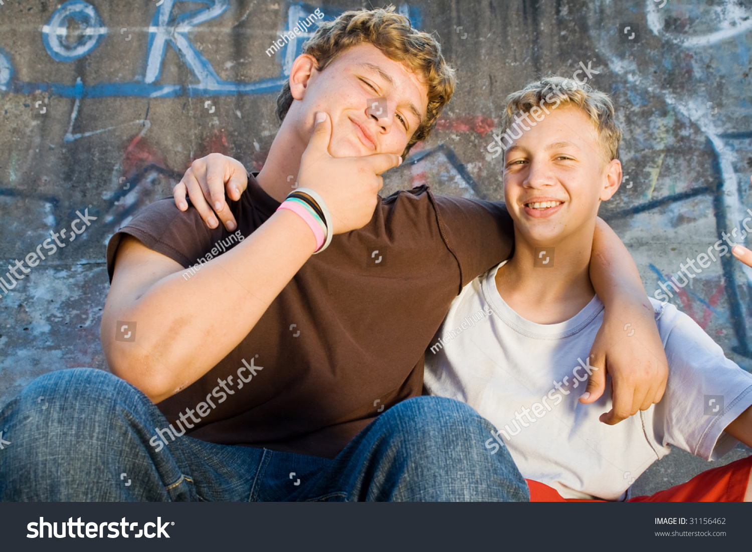 Teen Boys Best Friends Together Stock Photo 31156462 - Shutterstock