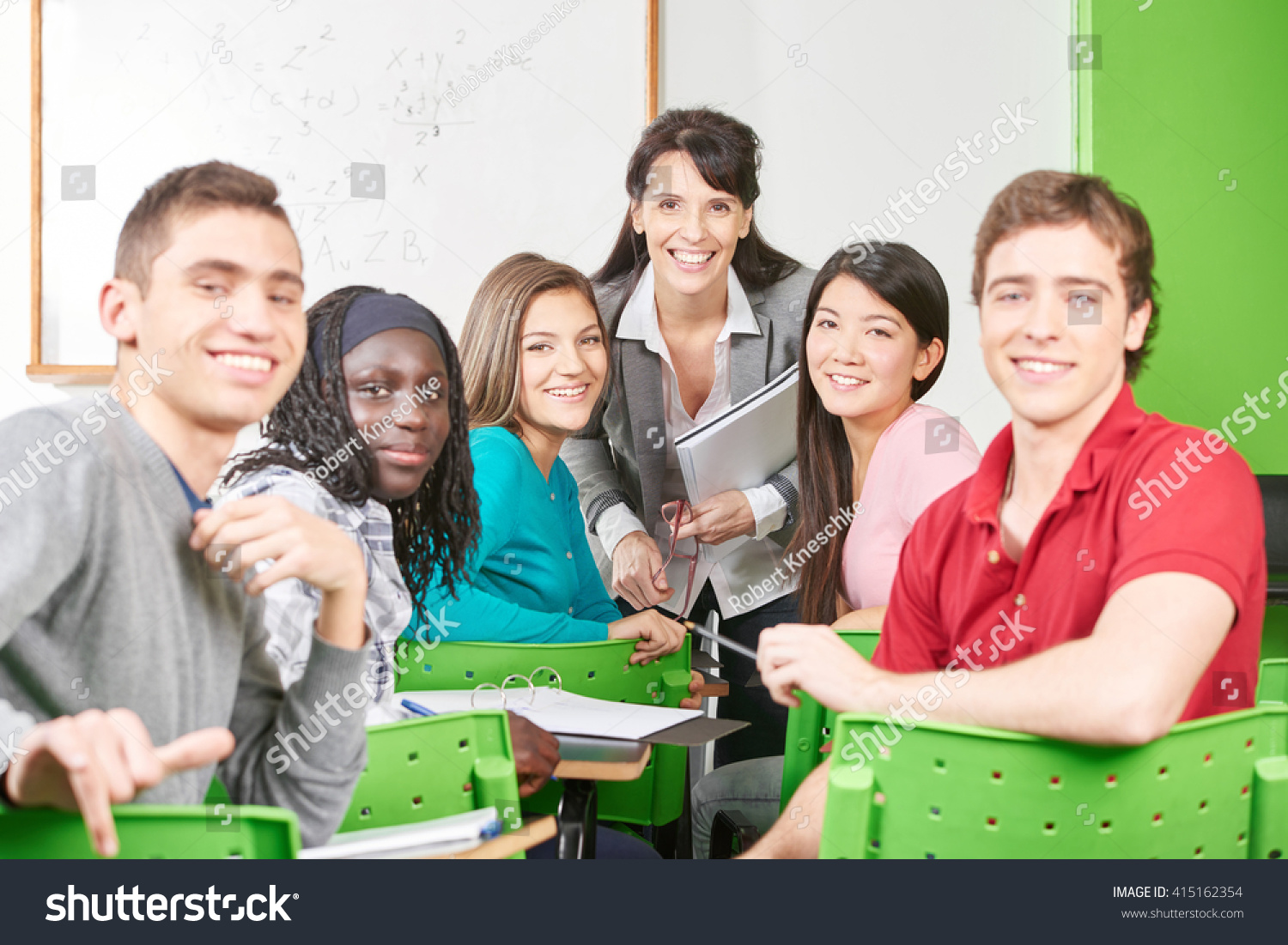 Teenage Students Teacher Class School Stock Photo 415162354 | Shutterstock